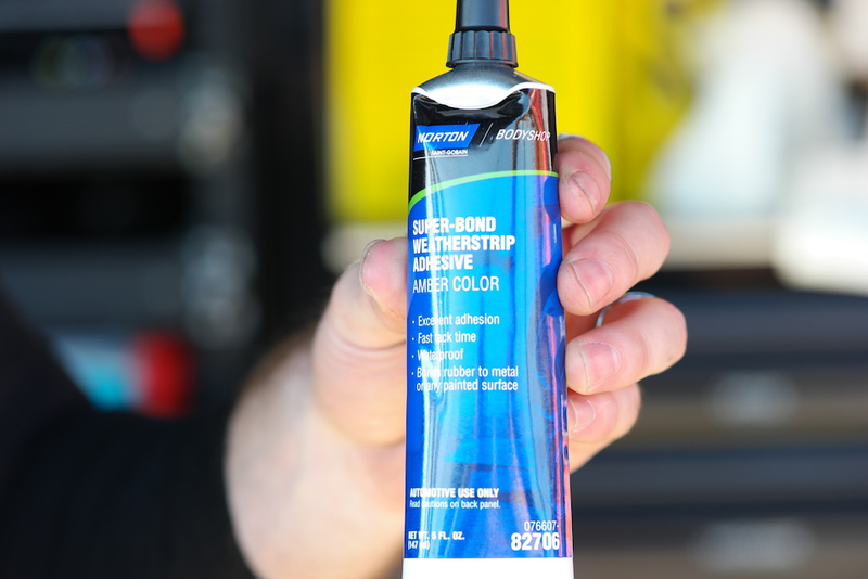 The type of glue Fambrough uses on his wheels.